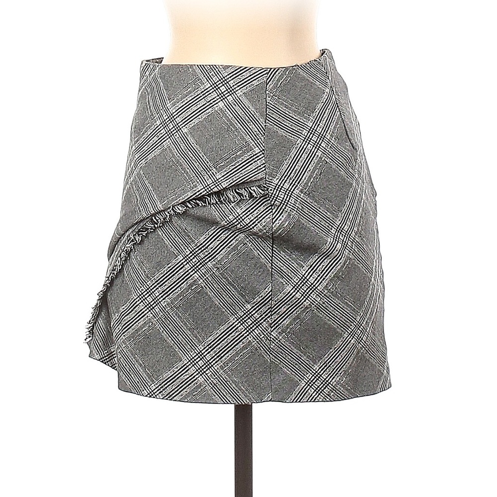 Free People Plaid Mini Skirt